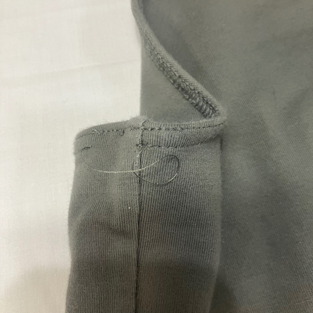 Pact Organic Cotton Racerback Crop Top Olive Green XL Stretch Activewear Tank - Picture 6 of 6